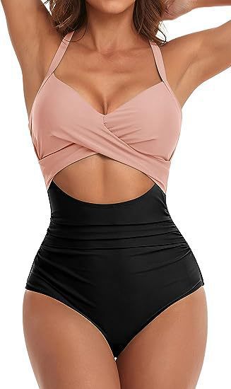 Damen Cut-Out Badeanzug Drune