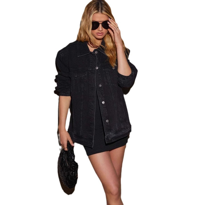 Damen oversized Jeansjacke Drune