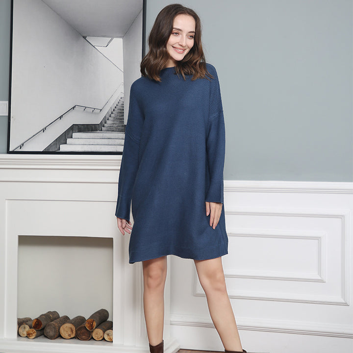 Damen Großer Rollkragenpullover aus weichem Strick Drune