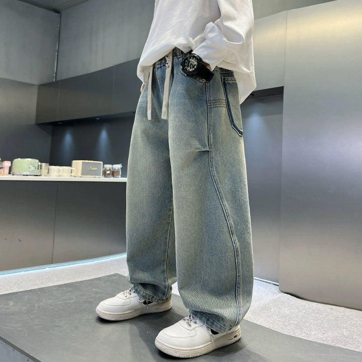 Damen Baggy-Jeans mit einzigartigen Grafiken Drune