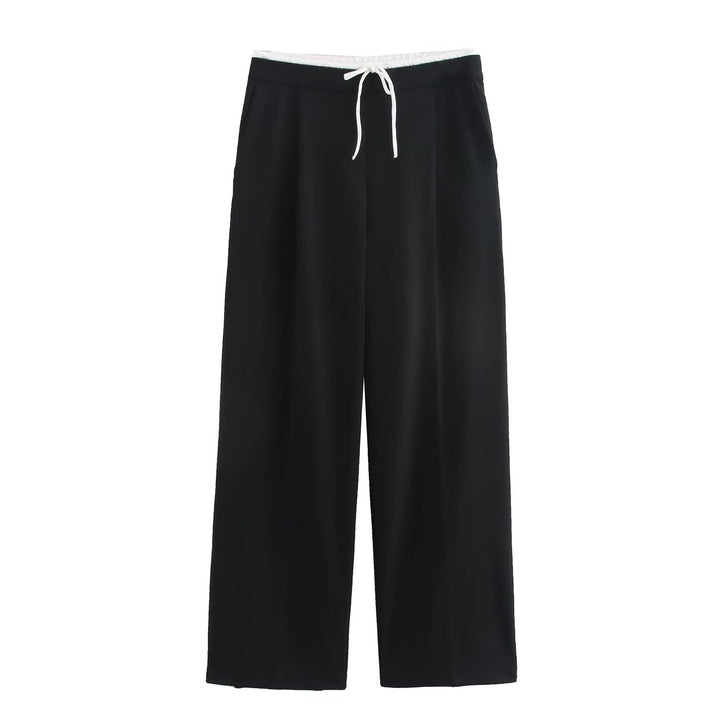 Damen elegante und bequeme Palazzo-Hose Drune