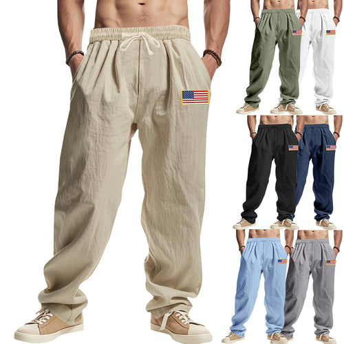 Herren lässige Cargo-Hose mit verstellbarem Bund und praktischen Seitentaschen Drune
