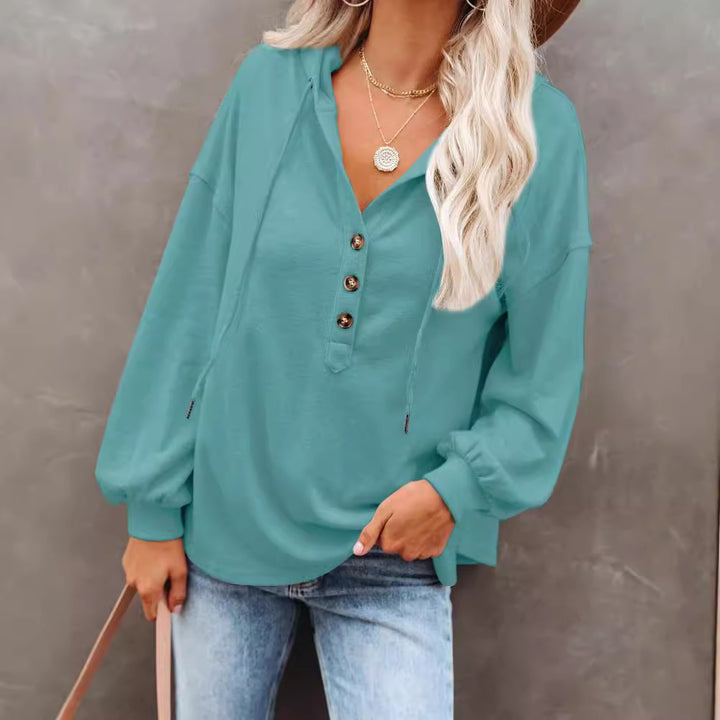 Damen lässiges Hoodie-Shirt Drune