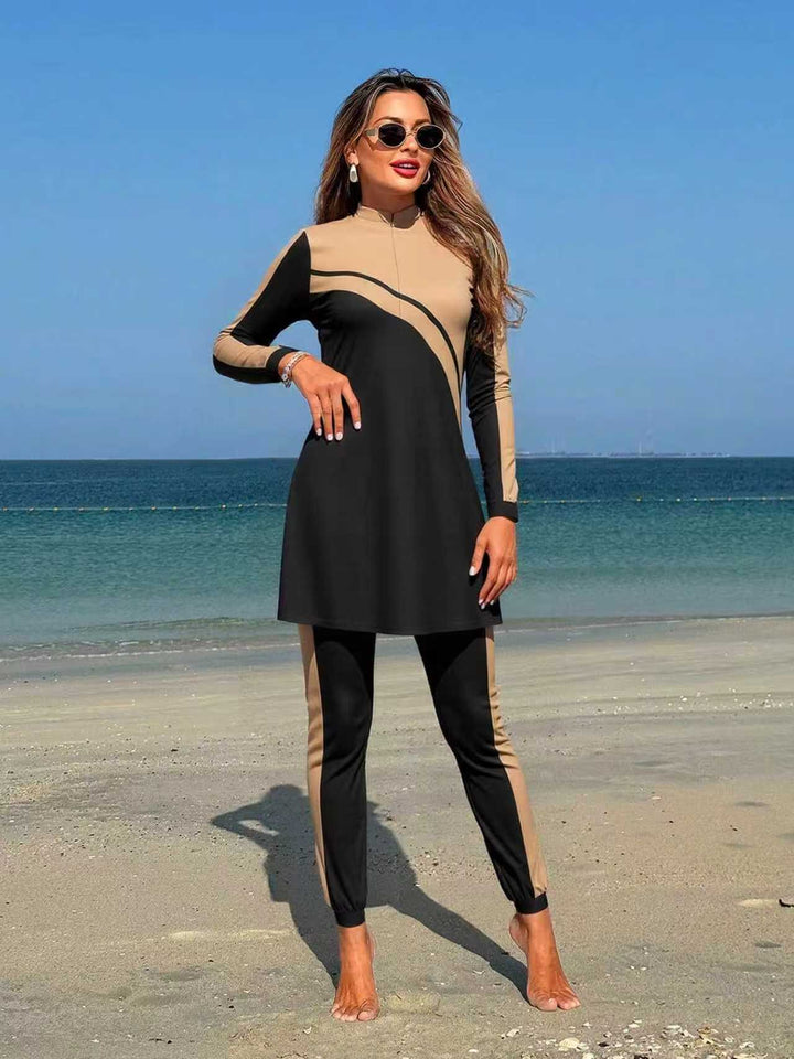 Damen Sport-Oberteil mit eleganter Leggings Drune