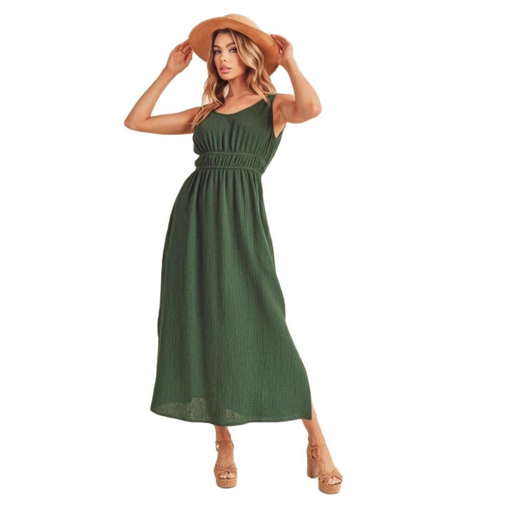 Damen Maxikleid Drune