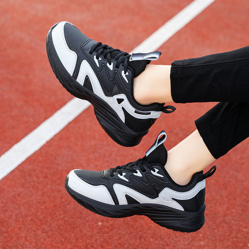 Damen nan moderner Chunky-Lifestyle-Sneaker mit atmungsaktivem Mesh-Futter und stoßdämpfender EVA-Zwischensohle Drune