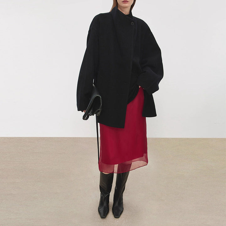 Damen oversized Wolljacke Drune