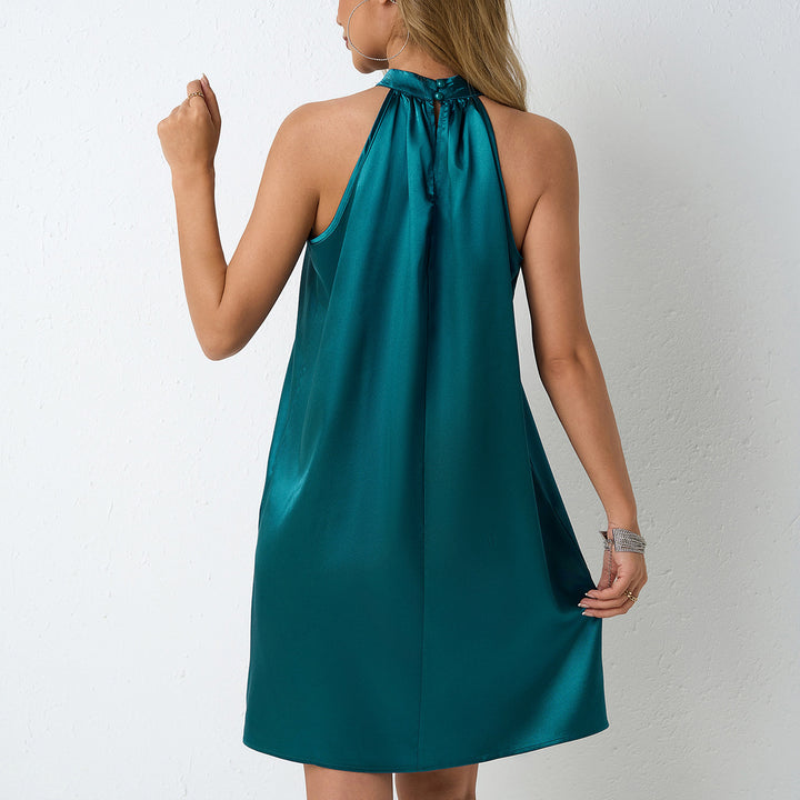 Damen Halterkleid mit elegantem Schnitt und modischem Detail Drune