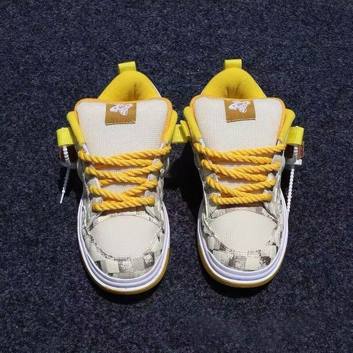 Damen urbane Sneaker mit innovativer Schnürung und extra dämpfender Sohle Drune