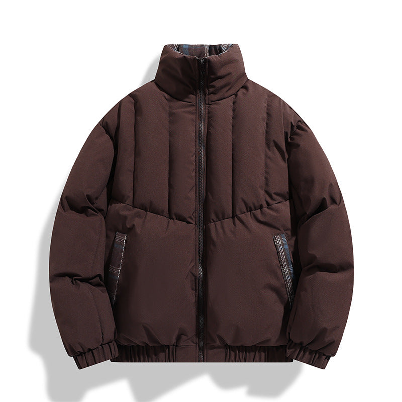 Herren isolierte Steppjacke mit hohen Kragen und praktischen Taschen Drune