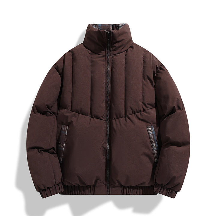Herren isolierte Steppjacke mit hohen Kragen und praktischen Taschen Drune