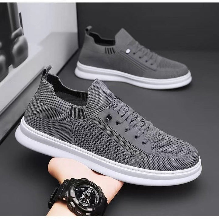 Damen Atmungsaktive Freizeit Sneakers mit elastischen Einsätzen Drune