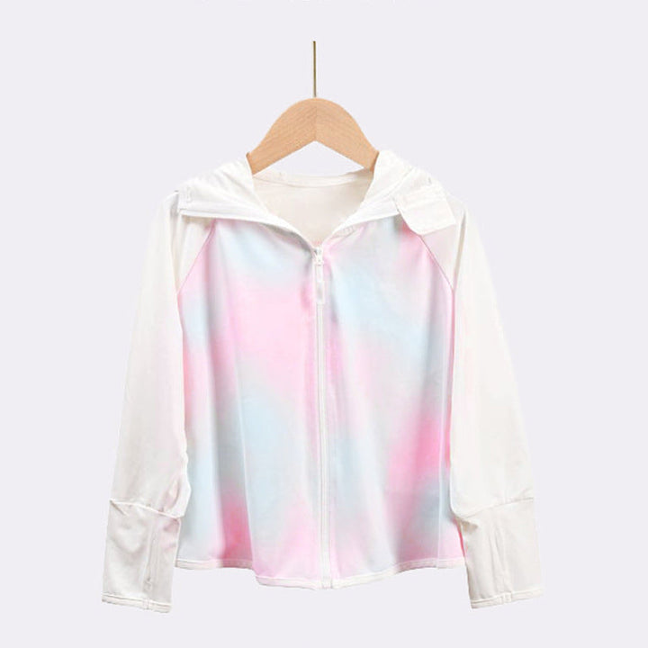 Mädchen funktionale UV-Schutzjacke mit Kapuze Drune