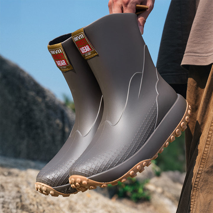 Herren Gummistiefel mit rutschfester Sohle Drune