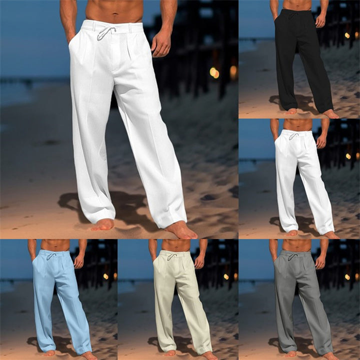 Herren elegante Chinohose mit lockerer Passform Drune