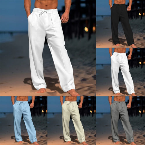 Herren elegante Chinohose mit lockerer Passform Drune
