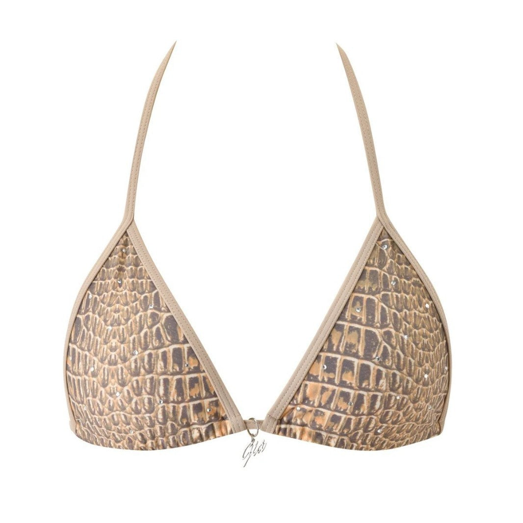 Damen Triangel-Bikini mit seitlichen Bindebändern Drune