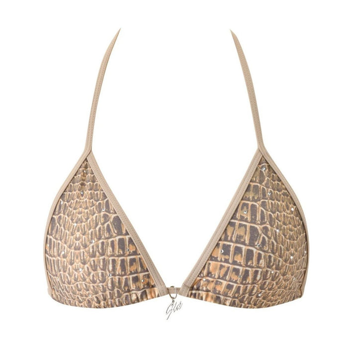 Damen Triangel-Bikini mit seitlichen Bindebändern Drune