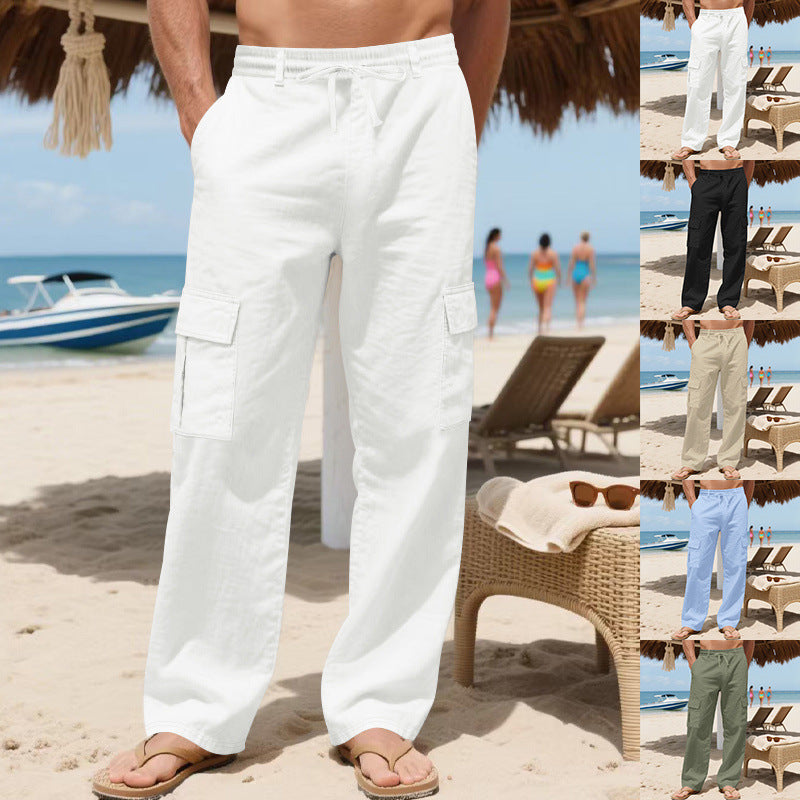 Herren Cargo-Hose mit leichtem, atmungsaktivem Stoff und vielseitigen Taschen Drune
