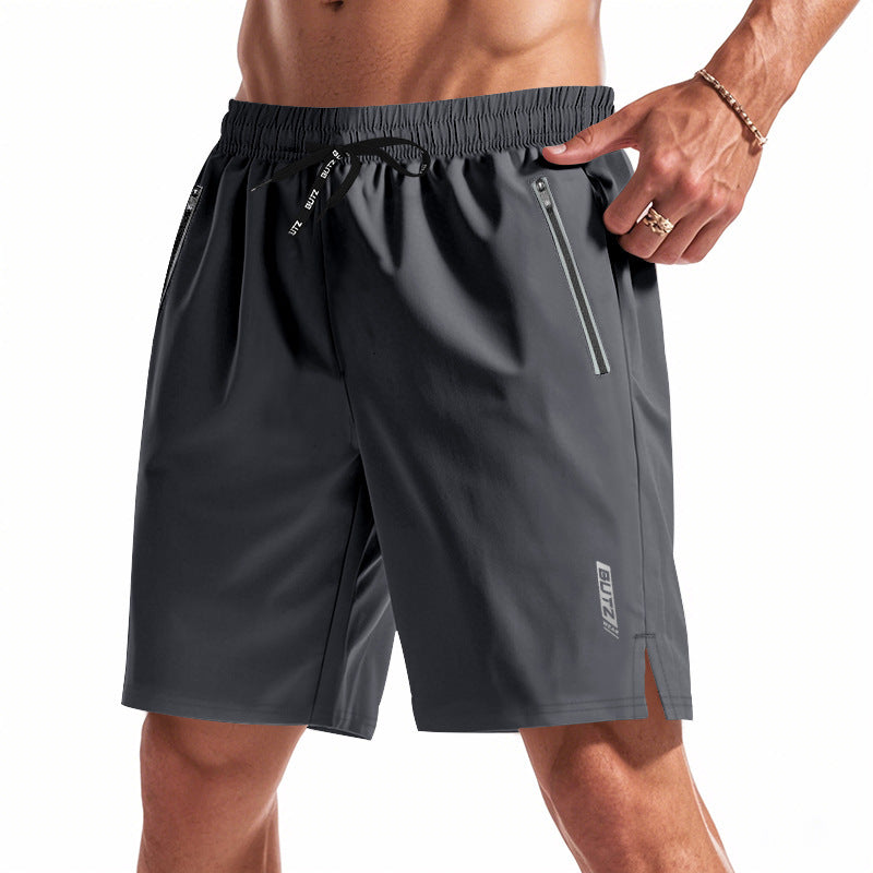 Herren Sportliche Badeshorts mit feuchtigkeitsregulierender Technologie und praktischen Reißverschlusstaschen Drune