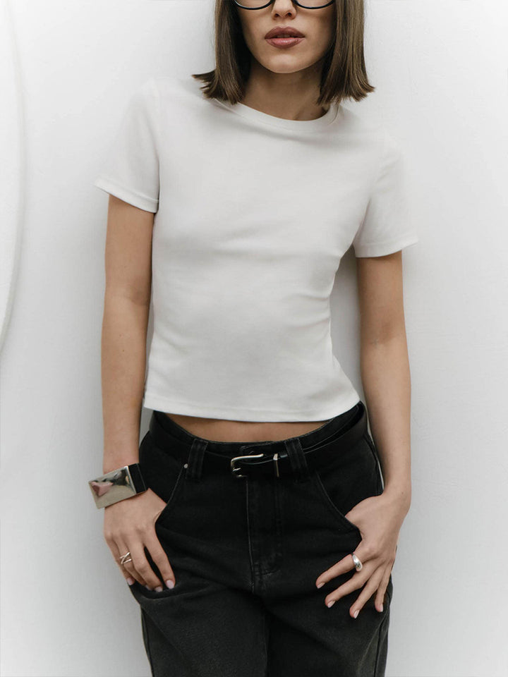 Damen Basic T-Shirt Drune
