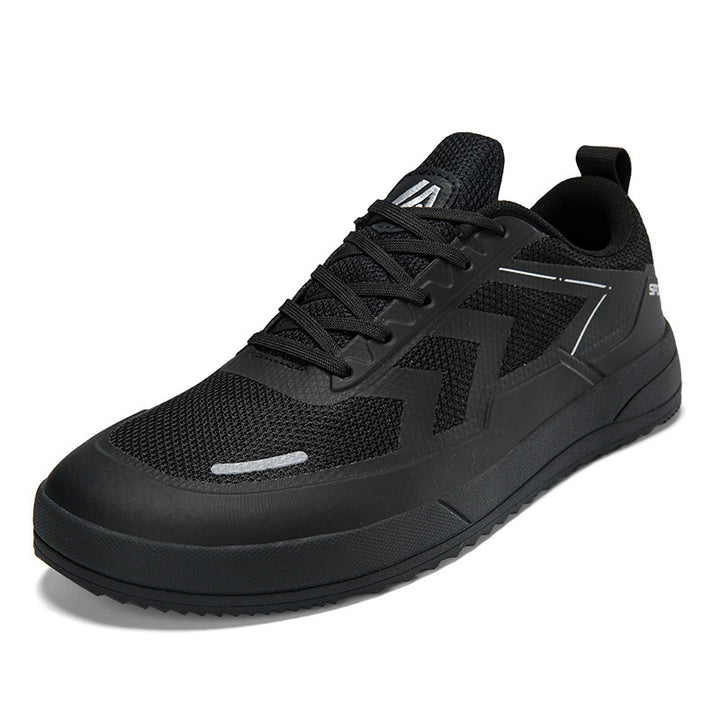 Unisex nan urbaner atmungsaktiver Mesh-Sneaker mit gezahnter griffiger Profilsohle und gepolstertem Einstieg Drune