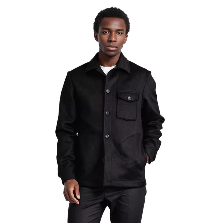 Herren Wolljacke mit praktischen Taschen Drune