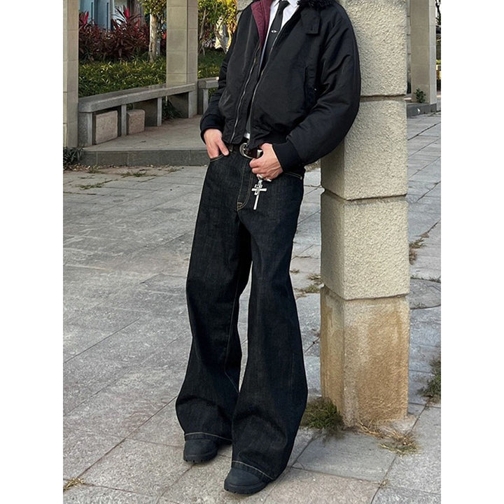 Drune | Herren Sommerweite Denim-Jeans
