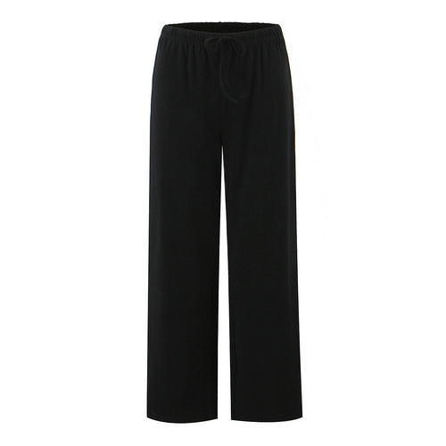 Damen Weite Streifenhose mit elastischem Bund Drune