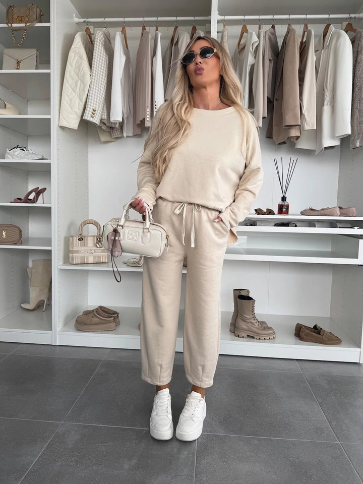 Damen Komfortables Sweat-Outfit Drune