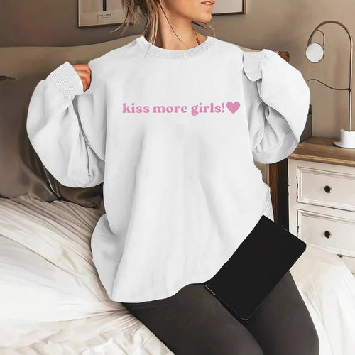Damen Sweatshirt mit inspirierendem Schriftzug und lässiger Passform Drune
