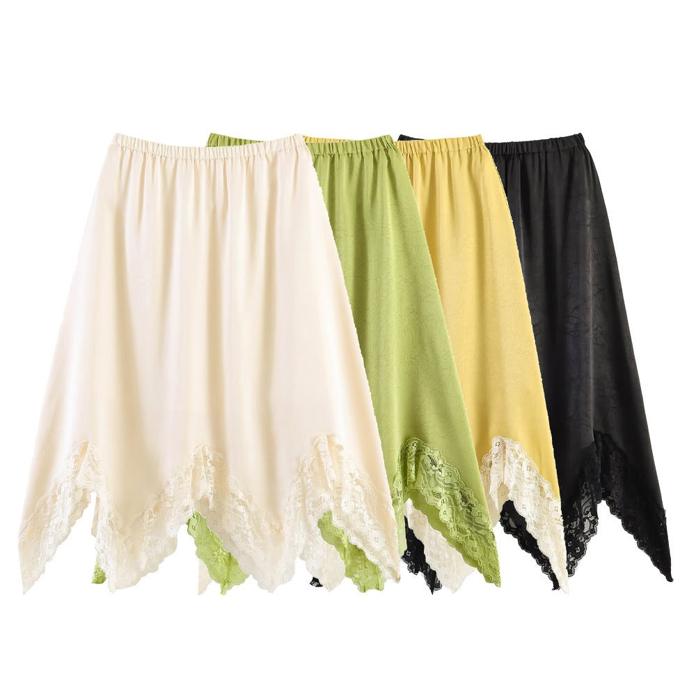 Damenrock mit eleganter Spitzenverzierung Drune