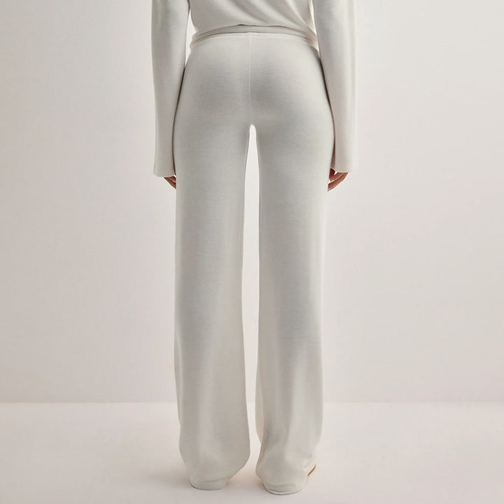 Damen bequeme Lounge-Hosen mit verstellbarem Bund Drune