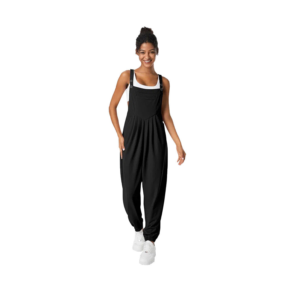 Damen Lässiger Jumpsuit mit schickem Schnitt und praktischen Taschen Drune
