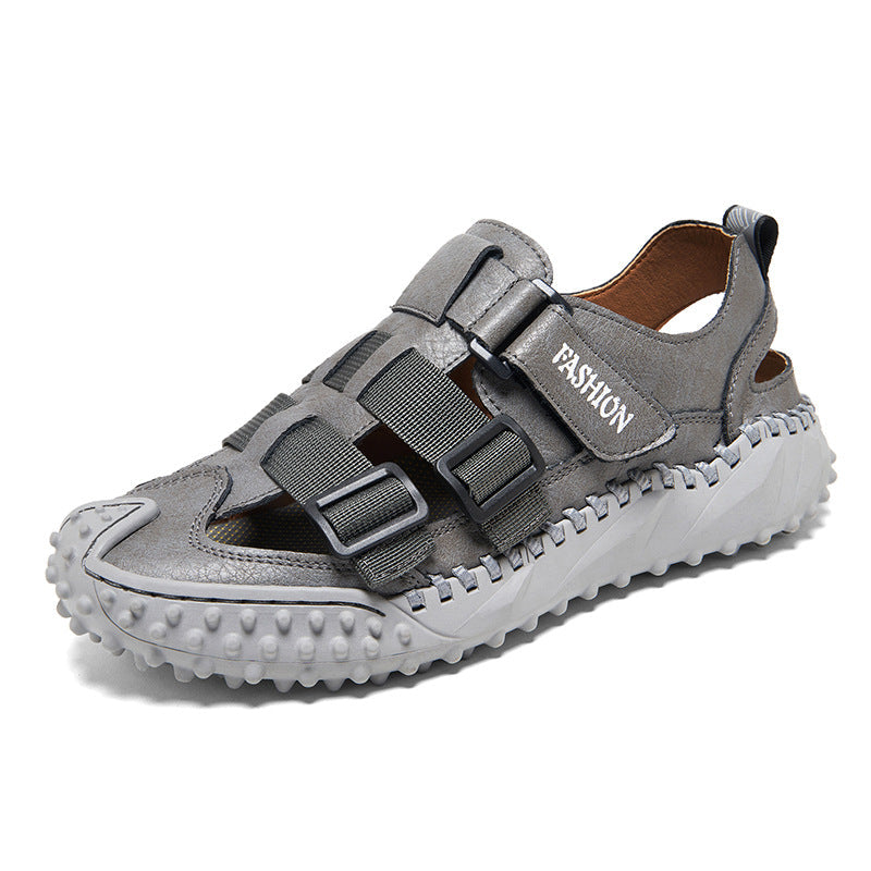 Herren Sportliche Freizeitsandalen mit verstellbaren Riemen und rutschfester Sohle Drune