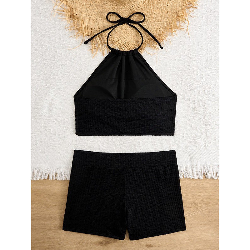 Damen Bikini-Set mit raffinierten Schnittdetails und elastischen Trägern Drune