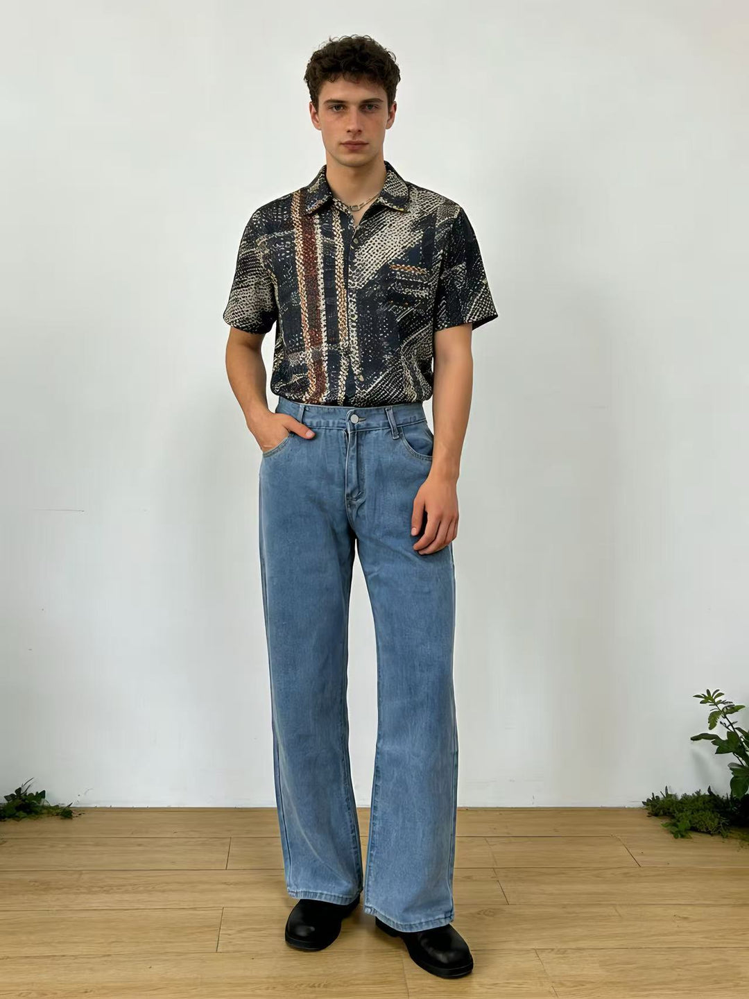 Herren Cargo-Jeans mit praktischen Taschen und lässigem Schnitt Drune