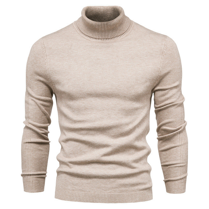 Herren Grober Rollkragenpullover aus wärmendem Material mit strukturierter Oberfläche Drune