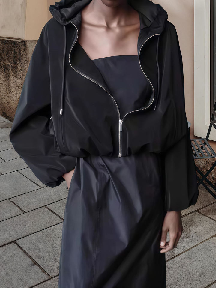 Damen Oversized Sportjacke mit praktischen Taschen und modernem Schnitt Drune