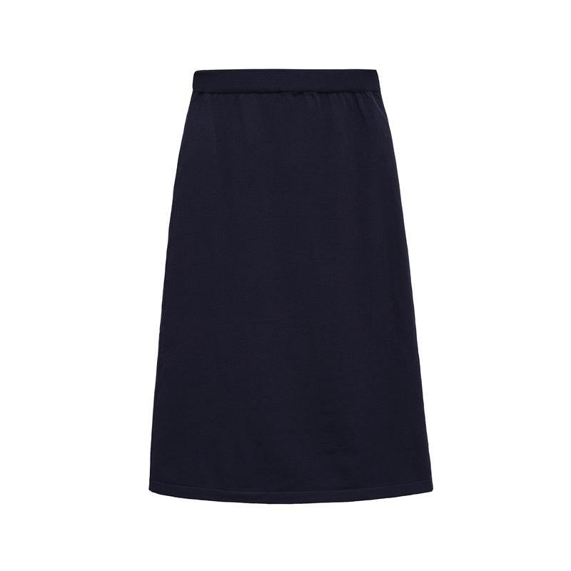 Damen Midi-Rock mit elastischem Bund und schwingendem Schnitt Drune