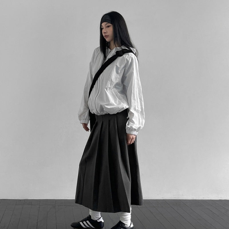 Damen leichte Übergangsjacke mit praktischer Kapuze Drune