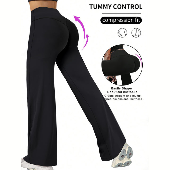 Damen Sportleggings mit hohem Bund und atmungsaktivem Material Drune