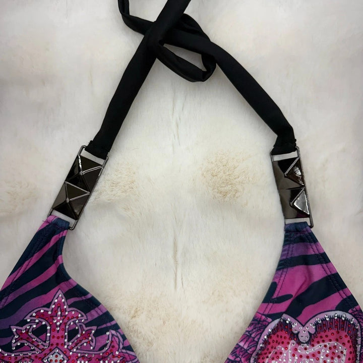 Damen Triangel-Bikini mit Verzierungen Drune