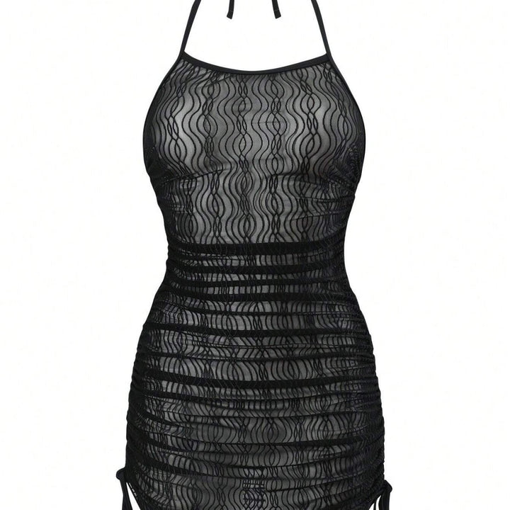 Damen Bikiniset mit floralem Wickeloberteil und hoch geschnittener Hose Drune