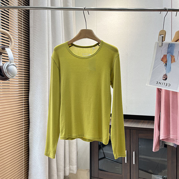 Damen Langarmshirt aus weichem Jersey mit ergonomischem Schnitt Drune