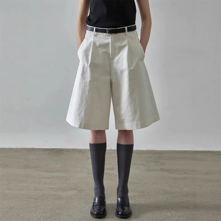 Damen Elegante und bequeme weitem Stoff-Shorts Drune