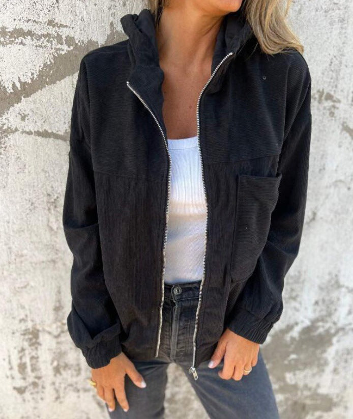 Damen modische Cordjacke Drune