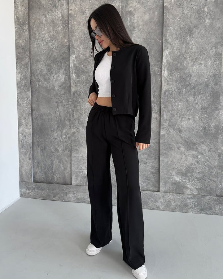 Damen Modischer und bequemer Cardigan mit hoher Taille Drune