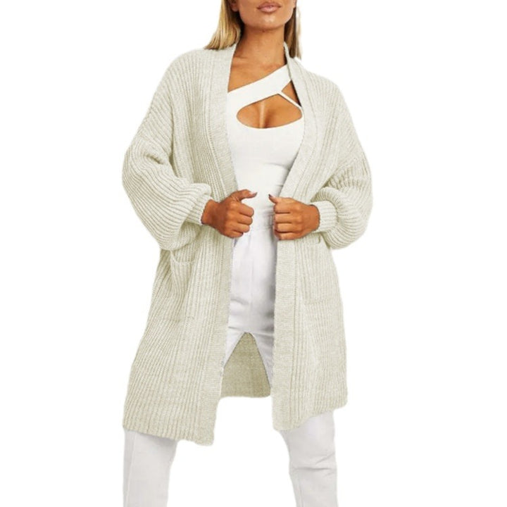Damen Grobstrickcardigan mit lässigem Schnitt und praktischen Taschen Drune
