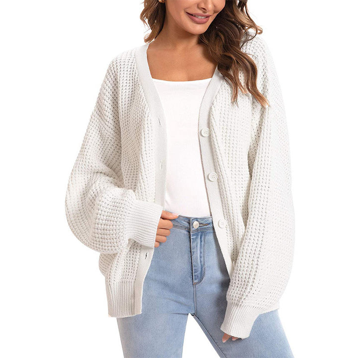 Damen Grobstrick-Cardigan mit lässigem Schnitt Drune